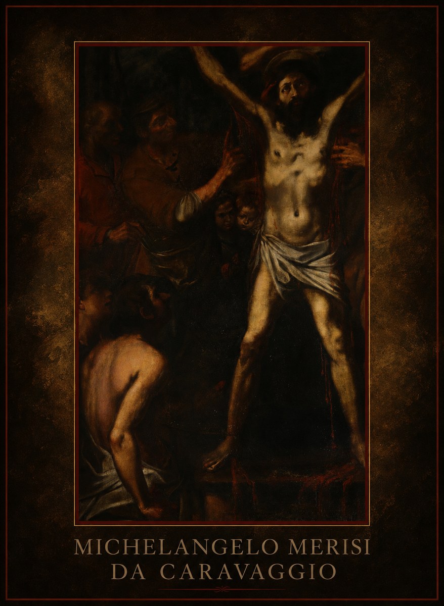 Michelangelo Merisi da Caravaggio The Crucifixion of Saint Peter III No1 - Plakat