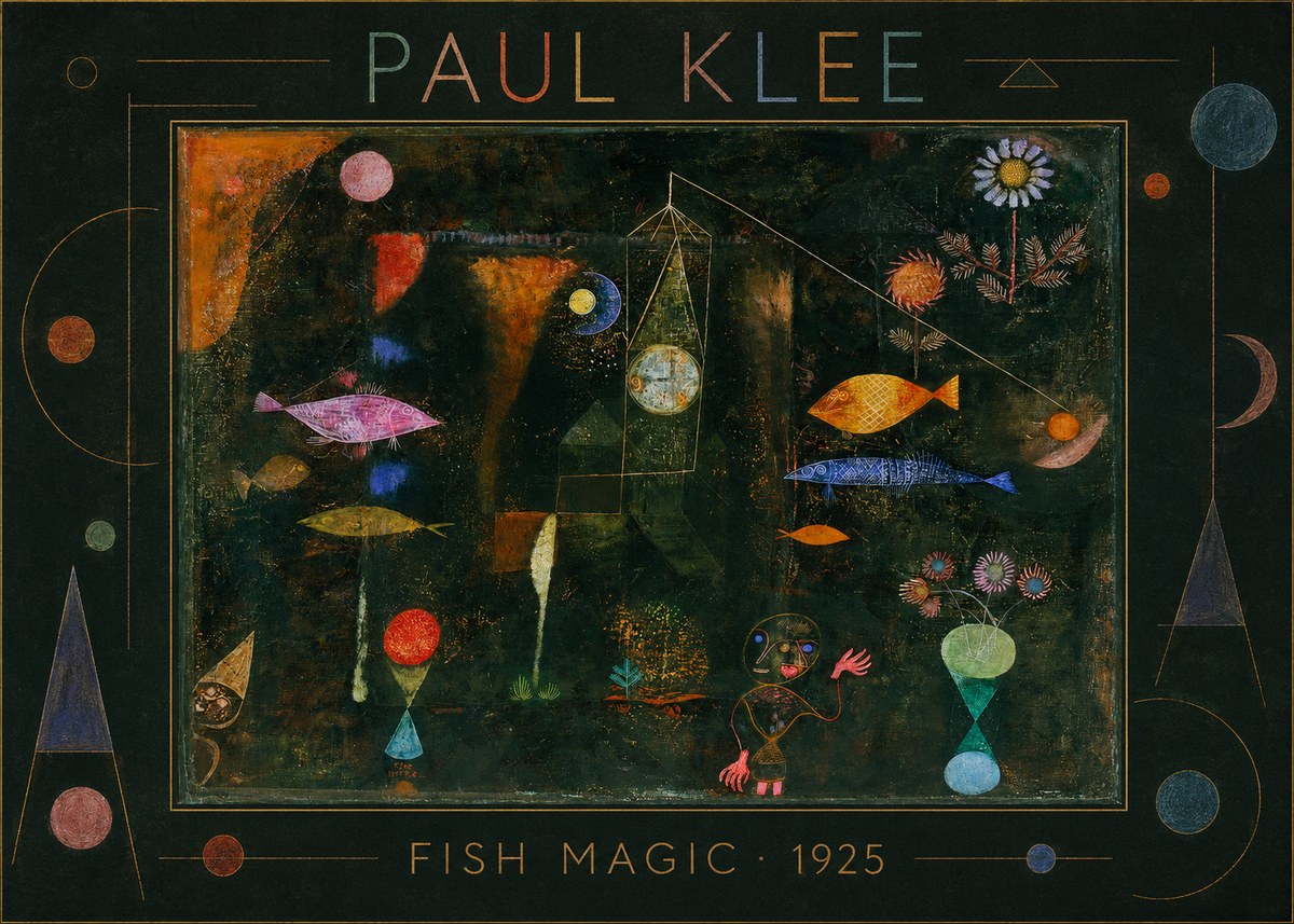 Paul Klee Fish Magic II No1 - Plakat