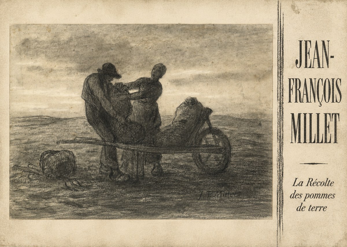 Jean-François Millet La Récolte Des Pommes De Terre No5 - Plakat