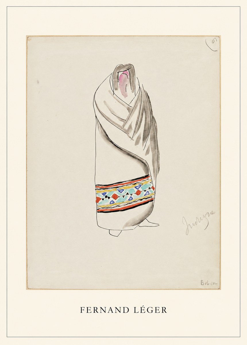 Fernand Léger Indiene, Bolivia No3 - Plakat