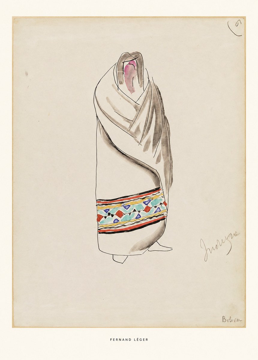 Fernand Léger Indiene, Bolivia No5 - Plakat