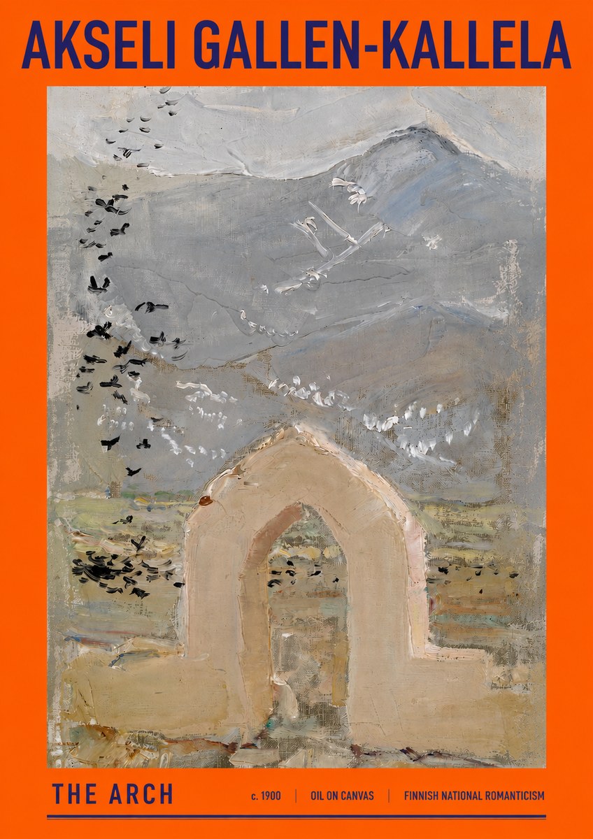 Akseli Gallen-Kallela The Arch No2 - Plakat