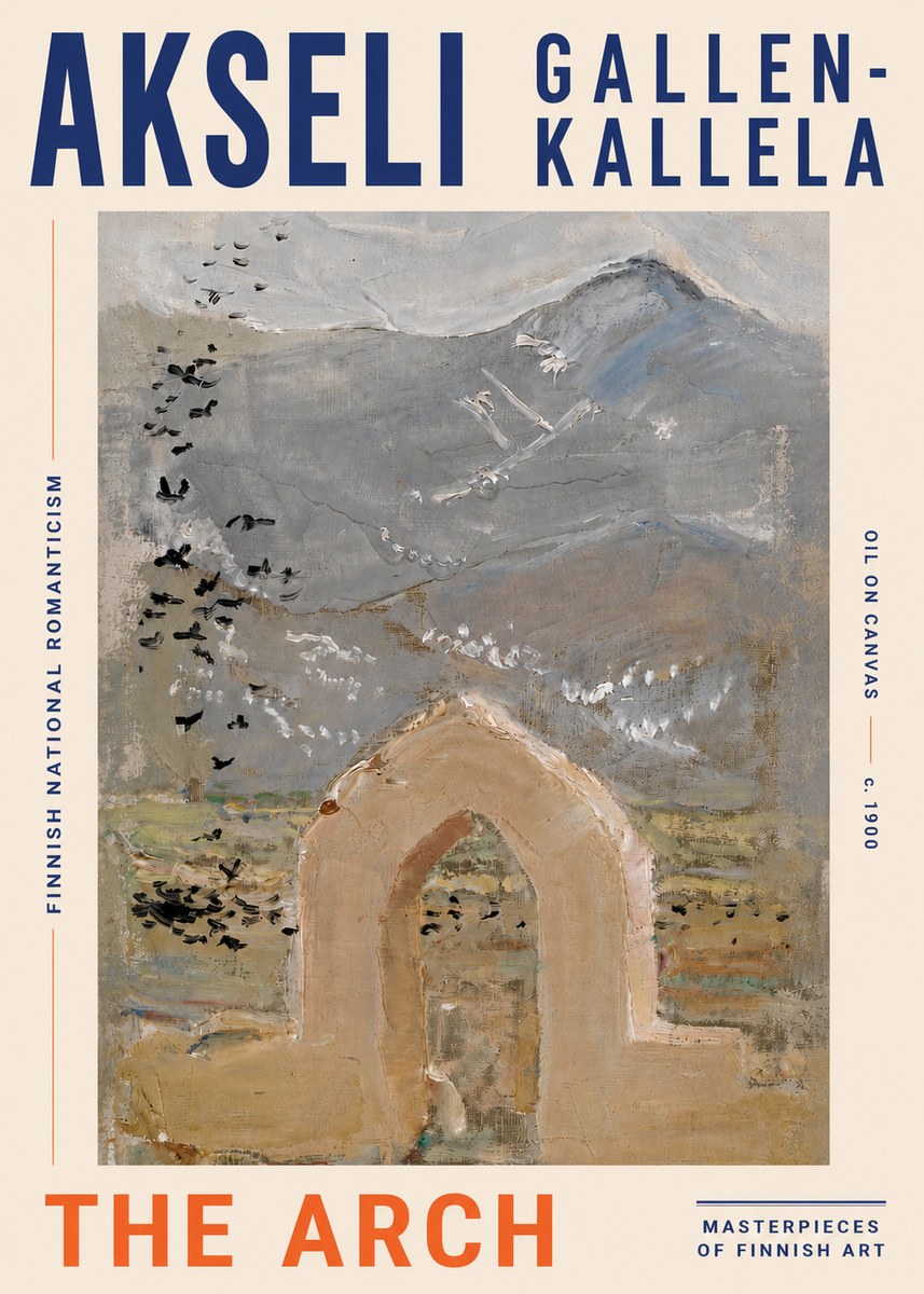 Akseli Gallen-Kallela The Arch No4 - Plakat