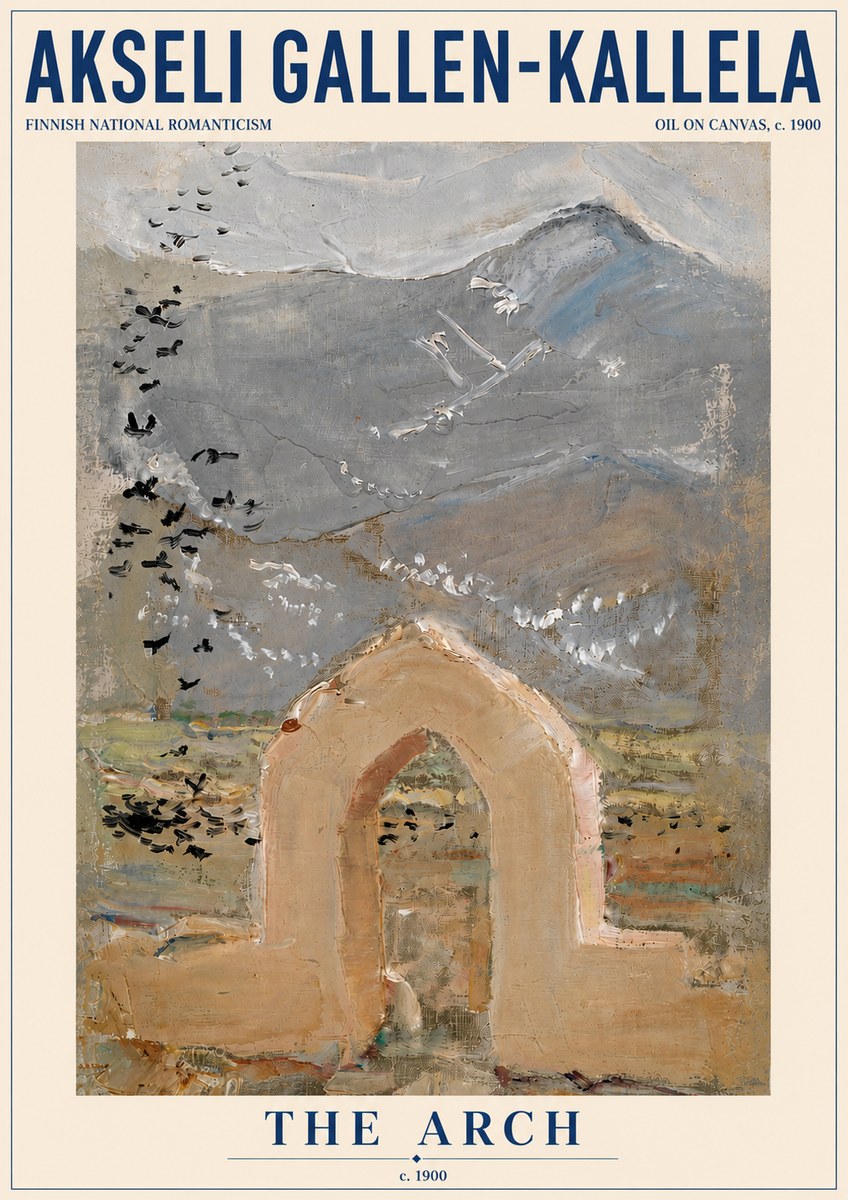 Akseli Gallen-Kallela The Arch No5 - Plakat