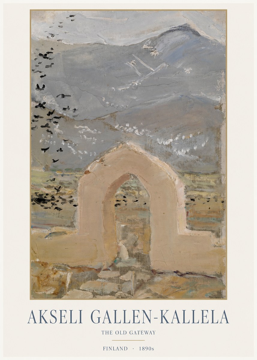 Akseli Gallen-Kallela The Arch No6 - Plakat