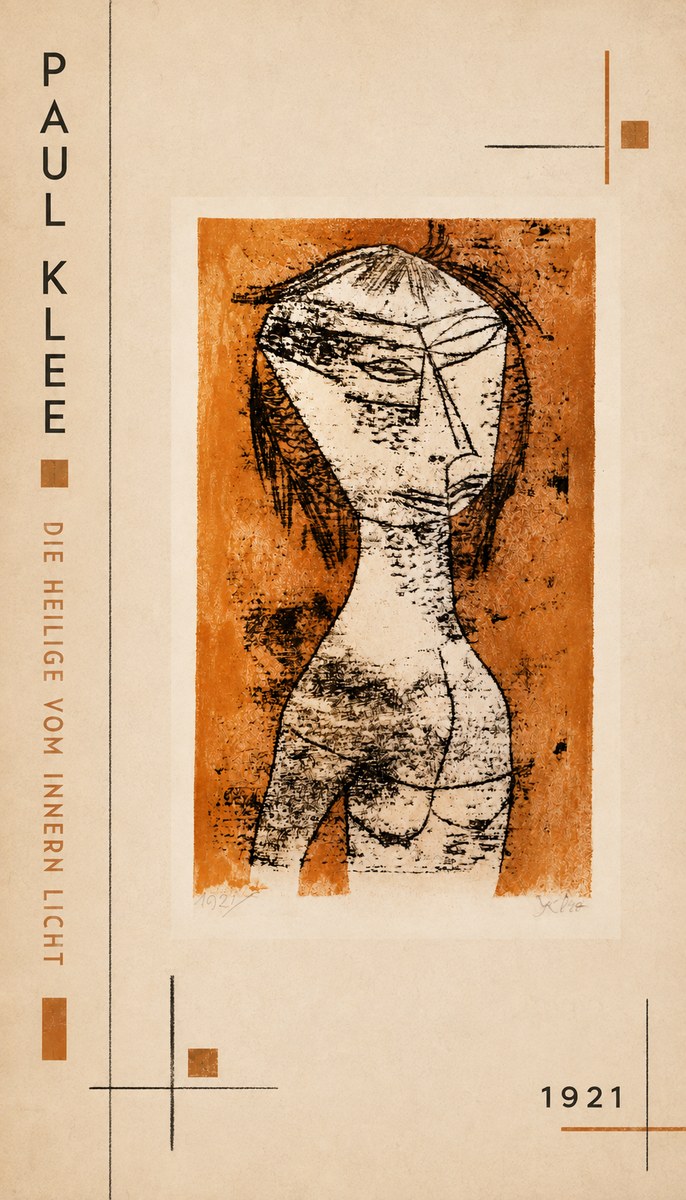 Paul Klee Die Heilige Vom Innern Licht No2 - Plakat