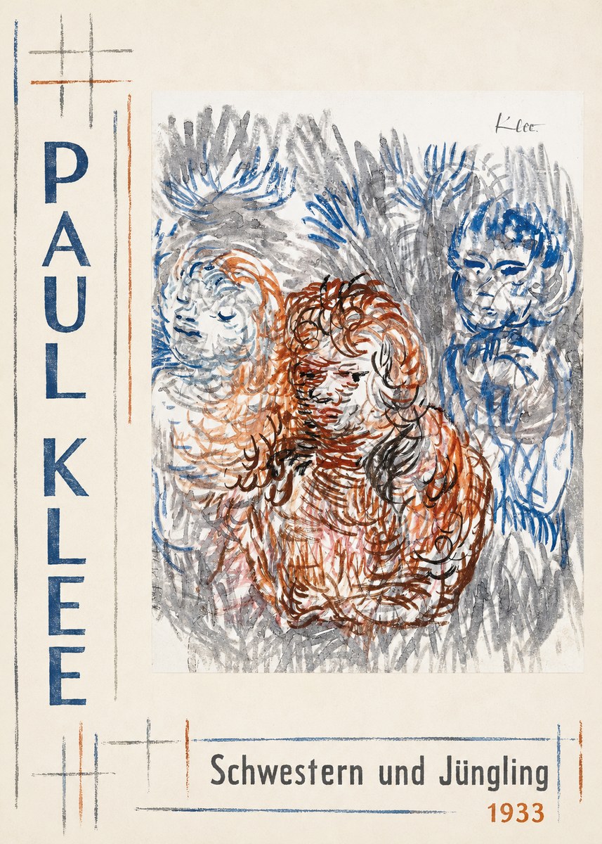 Paul Klee Schwestern Und Jüngling No3 - Plakat