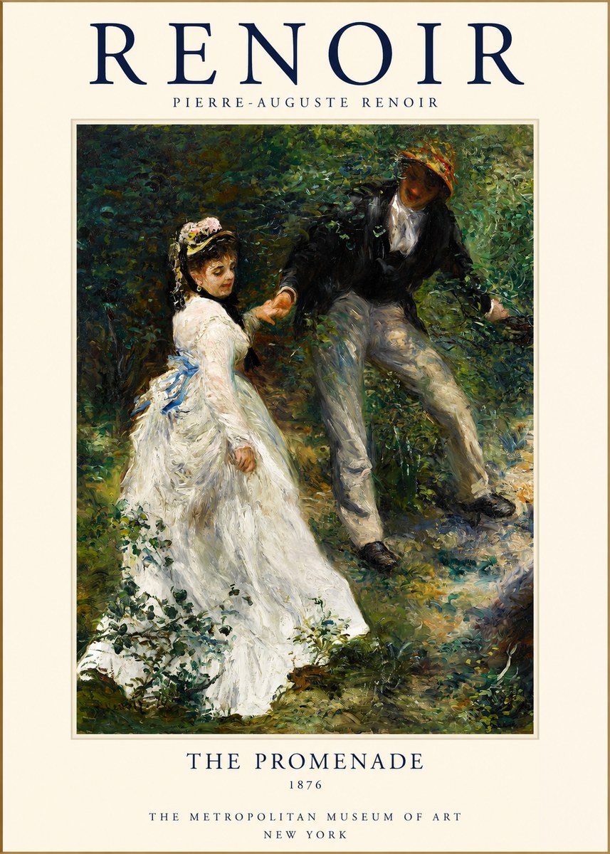 Renoir The Promenade No1 - Plakat