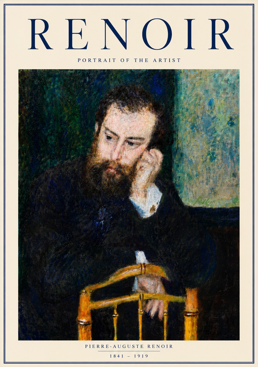Renoir Portrait of the Artist No6 - Plakat