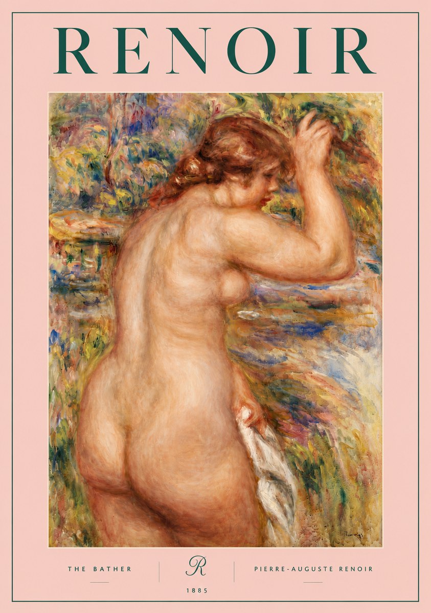 Renoir Bather No5 - Plakat