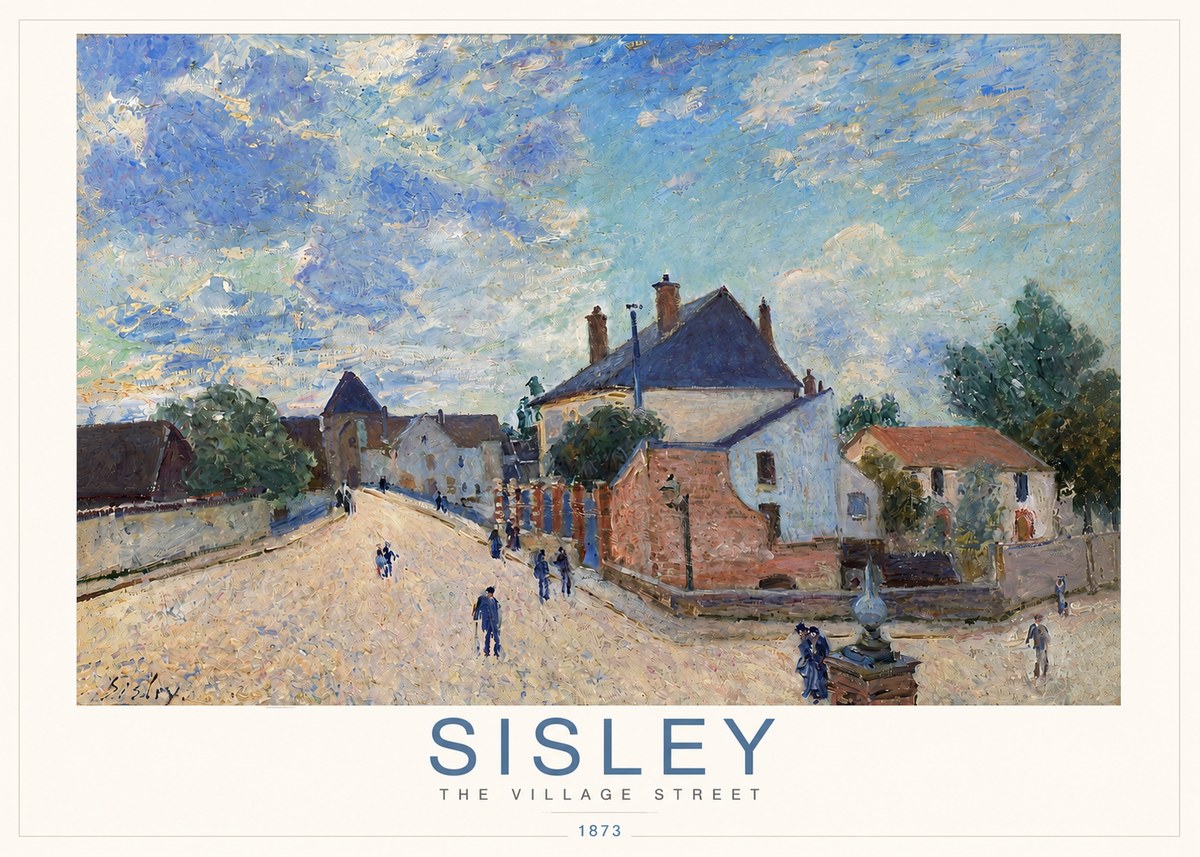 Sisley The Village Street No3 - Plakat