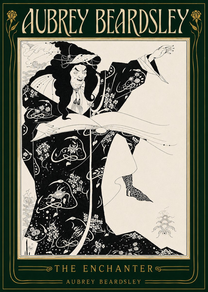 Aubrey Beardsley The Rehearsal No5 - Plakat
