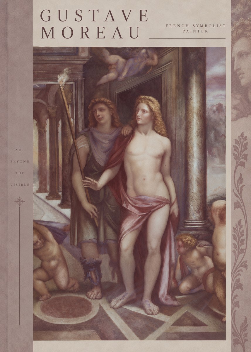 Gustave Moreau Youth No5 - Plakat