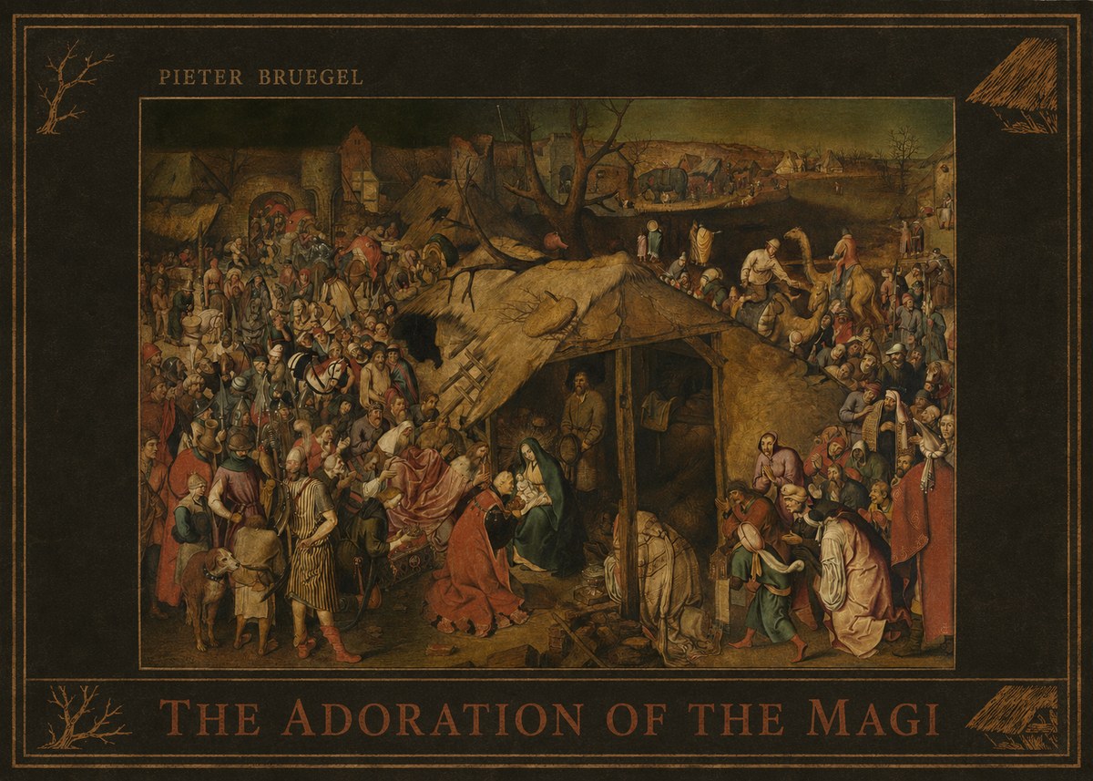 Pieter Bruegel The Adoration of the Magi No2 - Plakat