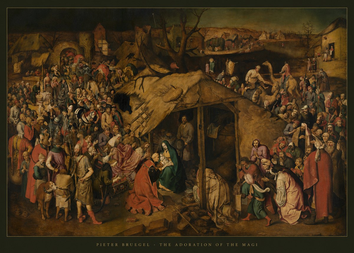 Pieter Bruegel The Adoration of the Magi No5 - Plakat