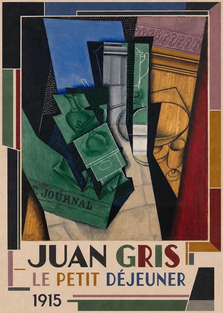 Juan Gris Le Petit Déjeuner No1 - Plakat