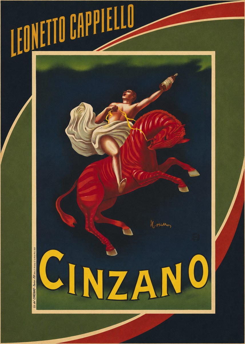 Leonetto Cappiello Cinzano No3 - Plakat