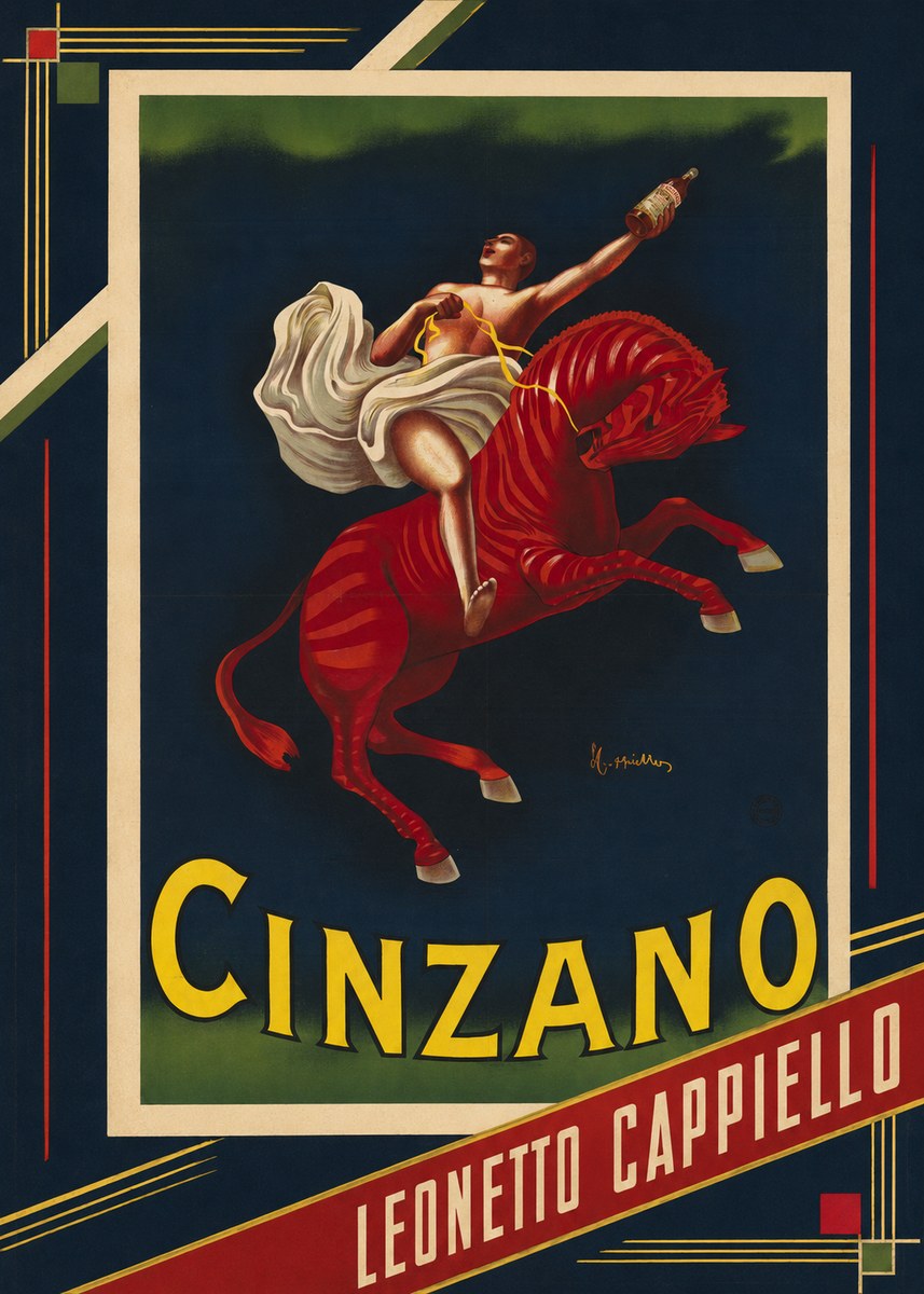 Leonetto Cappiello Cinzano No4 - Plakat