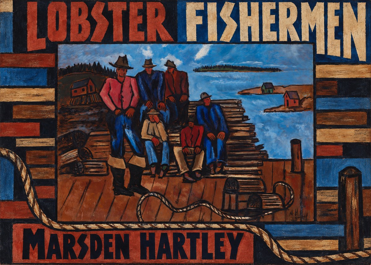 Marsden Hartley Lobster Fishermen II No3 - Plakat