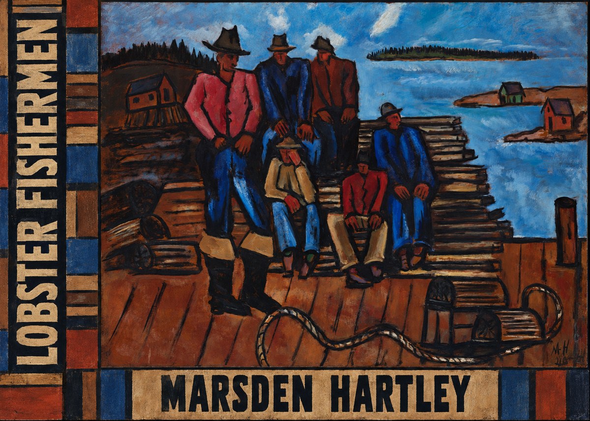 Marsden Hartley Lobster Fishermen II No4 - Plakat