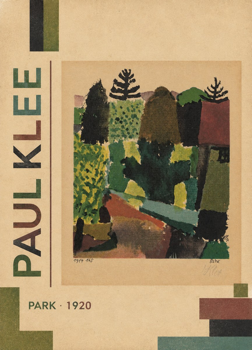 Paul Klee Park I No3 - Plakat