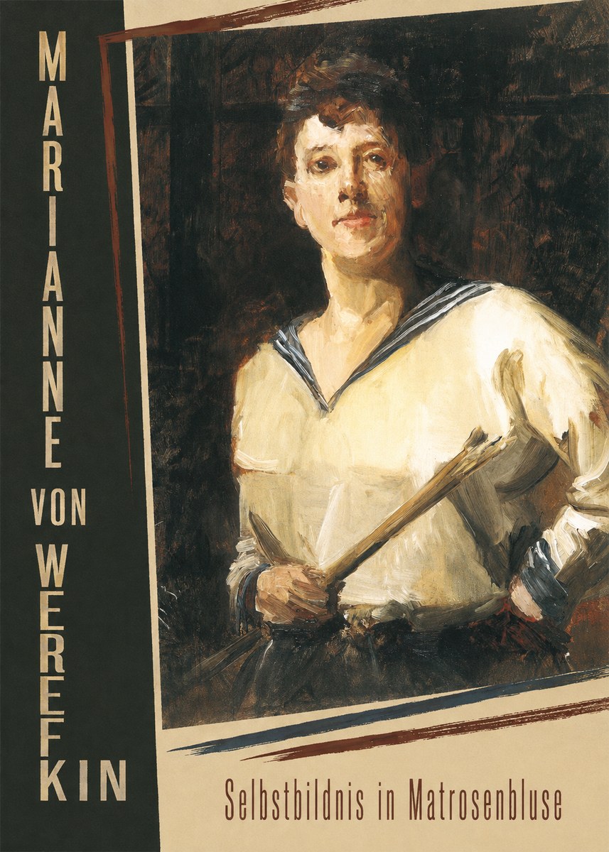 Marianne von Werefkin Selbstbildnis in Matrosenbluse No2 - Plakat