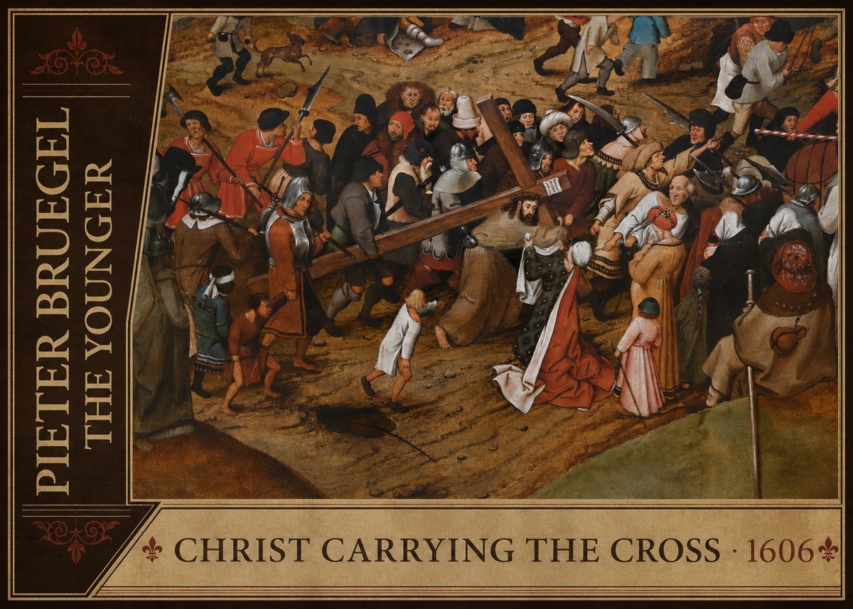 Pieter Bruegel Christ Carrying the Cross II No2 - Plakat