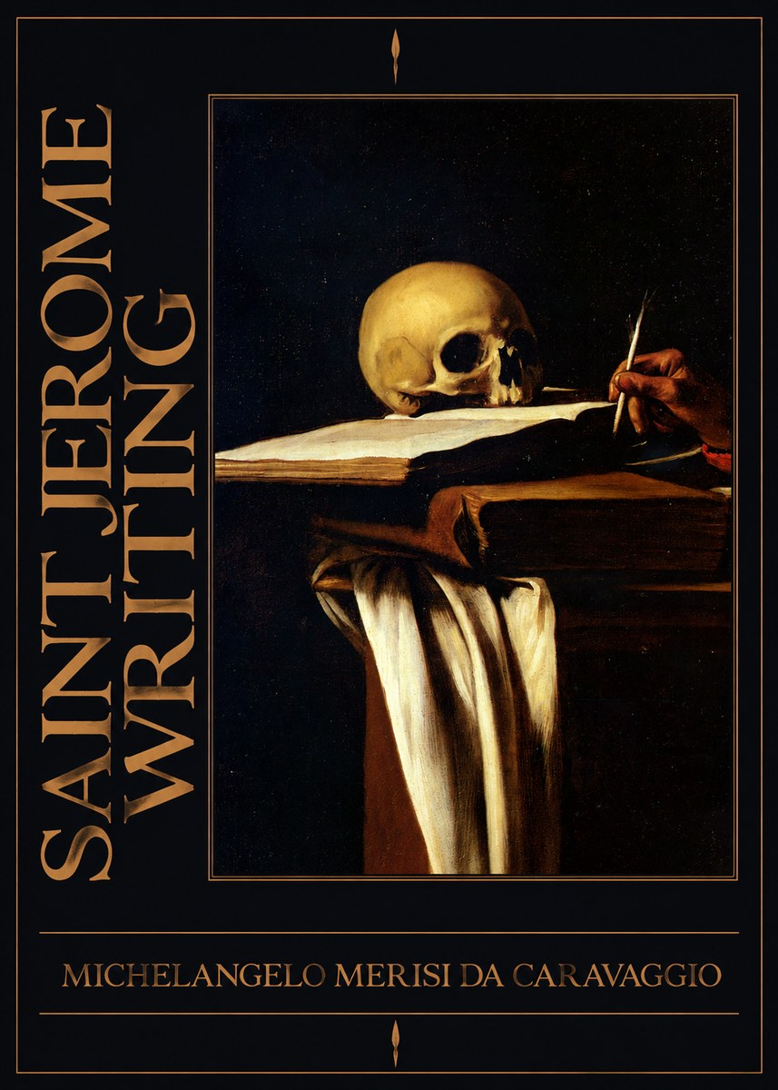 Michelangelo Merisi da Caravaggio Saint Jerome Writing III No4 - Plakat