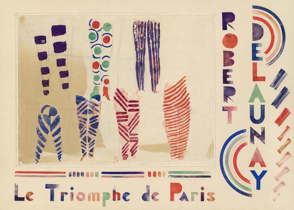 Robert Delaunay Le Triomphe De Paris IV No5 - Plakat