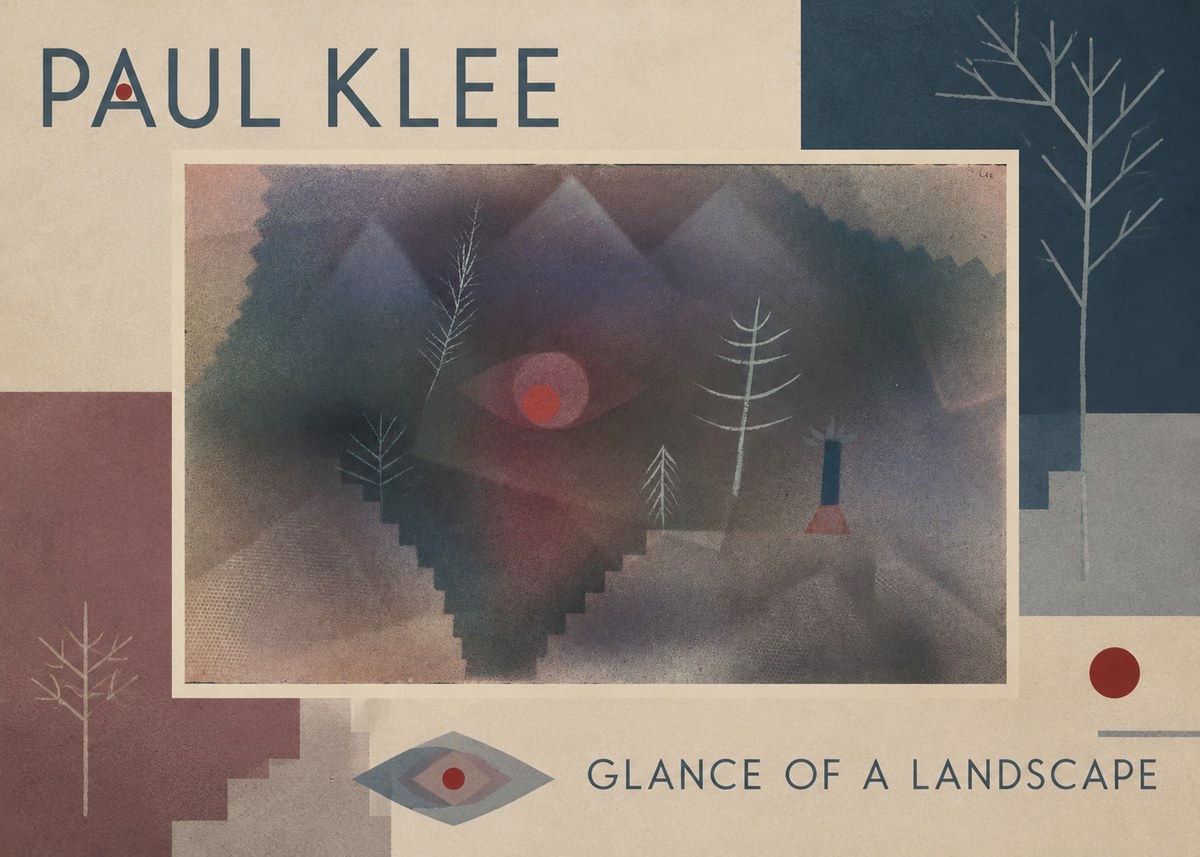 Paul Klee Glance of a Landscape No2 - Plakat