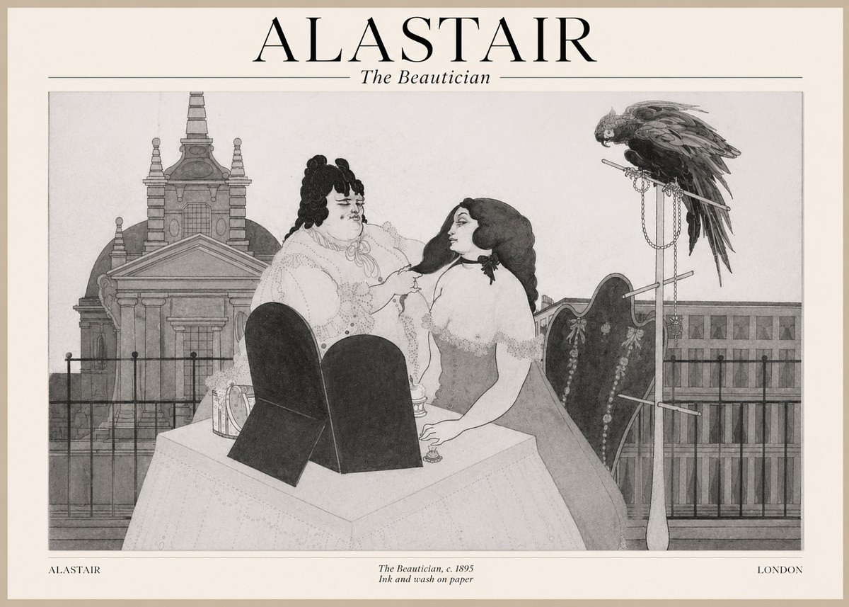 Alastair The Beautician No1 - Plakat