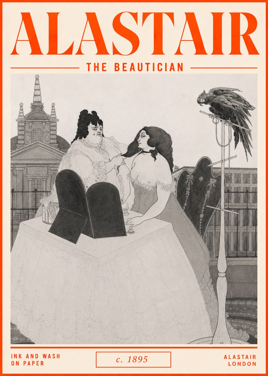 Alastair The Beautician No2 - Plakat