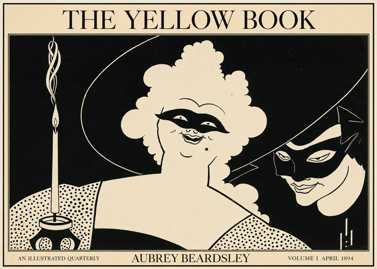 Aubrey Beardsley The Yellow Book I No1 - Plakat