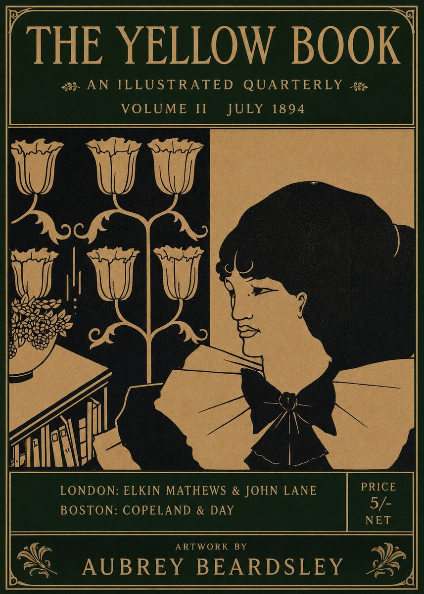 Aubrey Beardsley The Yellow Book - Volume Ii July 1894 No1 - Plakat