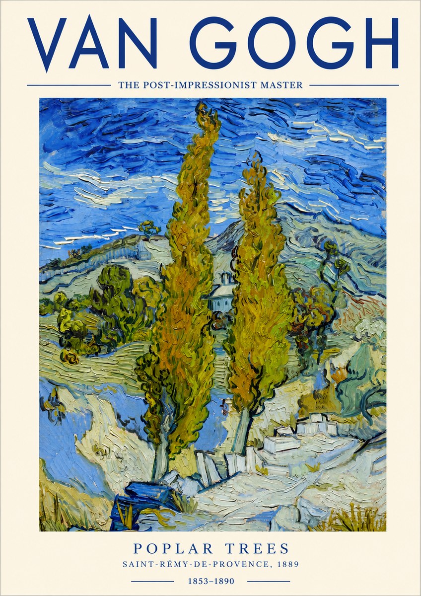 Van Gogh Poplar Trees No3 - Plakat