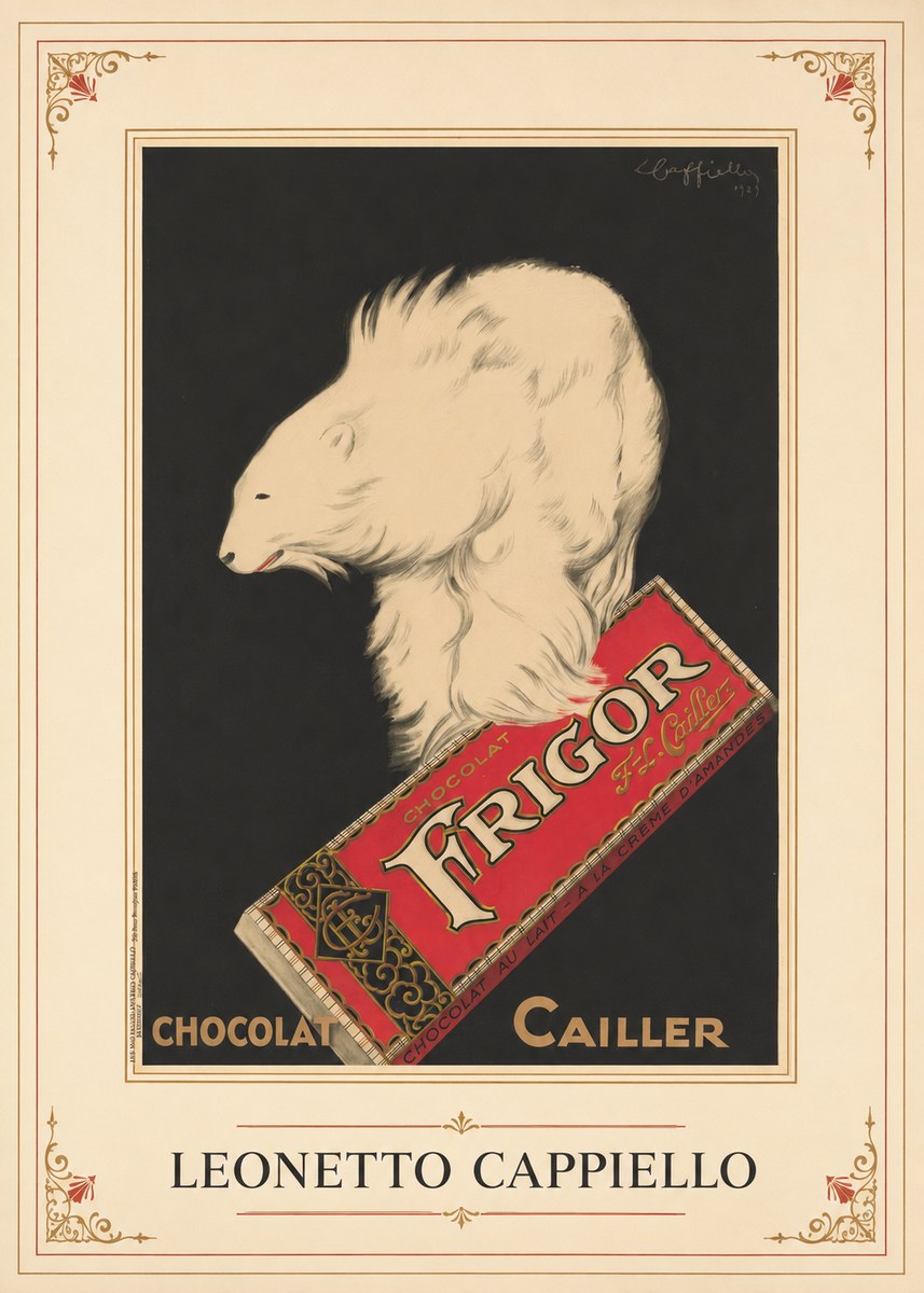Leonetto Cappiello Chocolat Frigor No1 - Plakat