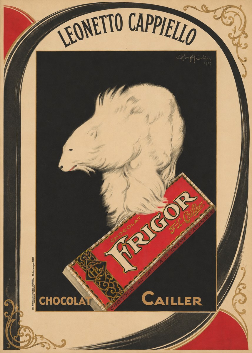 Leonetto Cappiello Chocolat Frigor No5 - Plakat