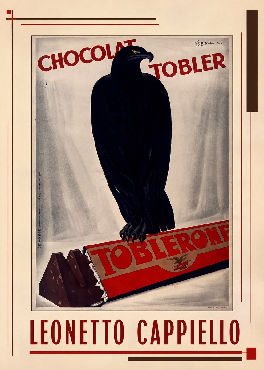 Leonetto Cappiello Chocolat Tobler No3 - Plakat