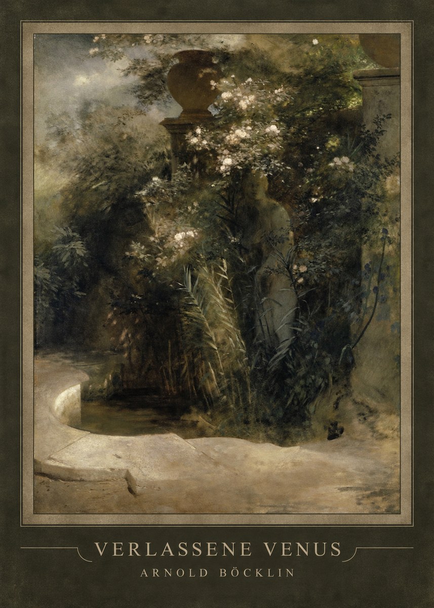 Arnold Böcklin Verlassene Venus No4 - Plakat