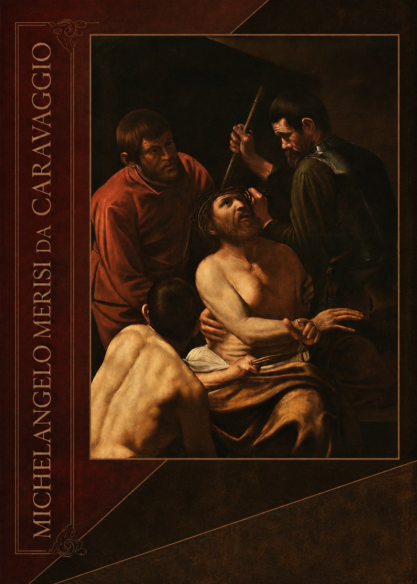 Michelangelo Merisi da Caravaggio Christ Crowned with Thorns No2 - Plakat