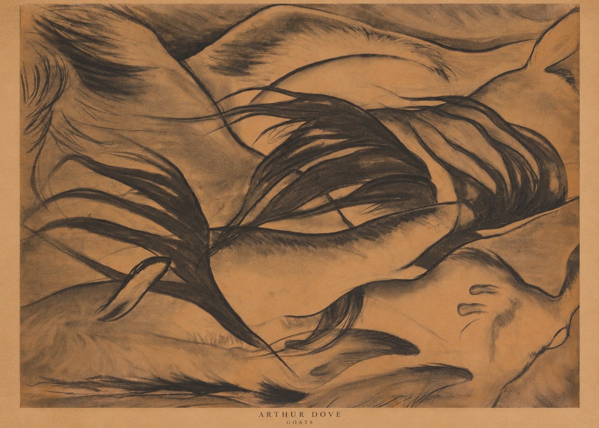 Arthur Dove Goats No6 - Plakat