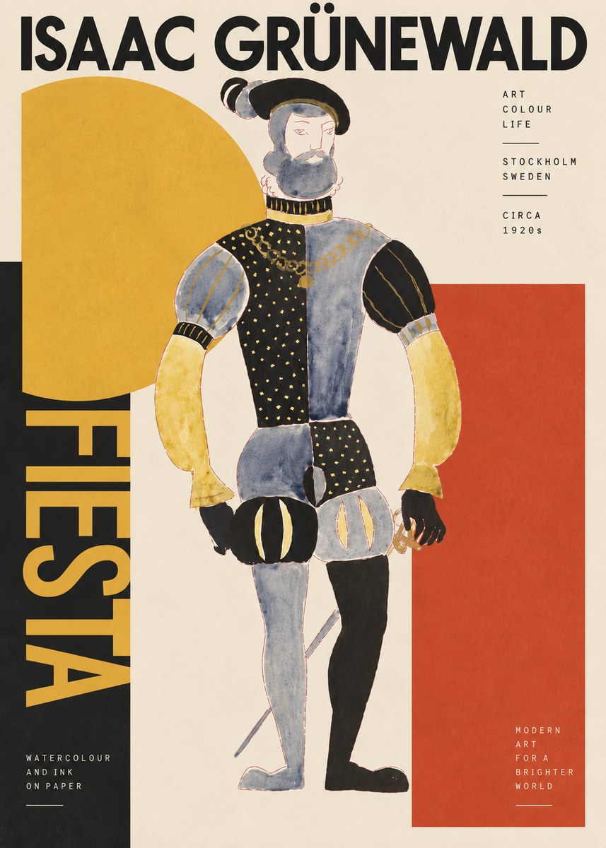 Isaac Grünewald Fiesta No6 - Plakat