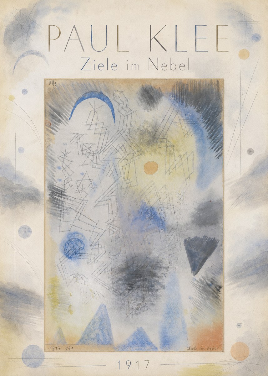 Paul Klee Ziele Im Nebel No3 - Plakat