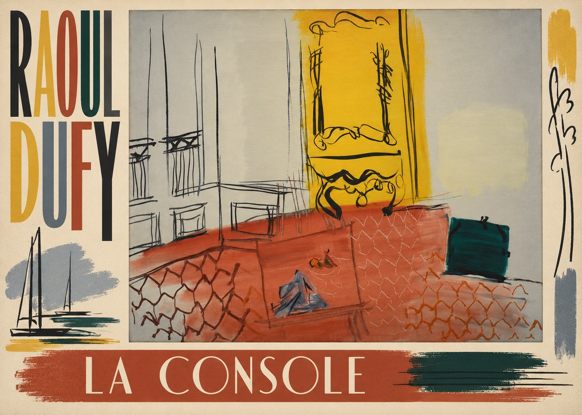 Raoul Dufy La Console No2 - Plakat