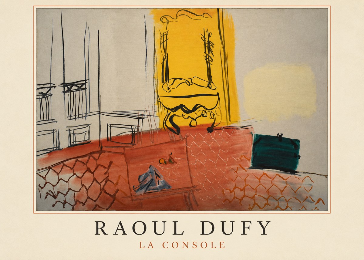 Raoul Dufy La Console No3 - Plakat