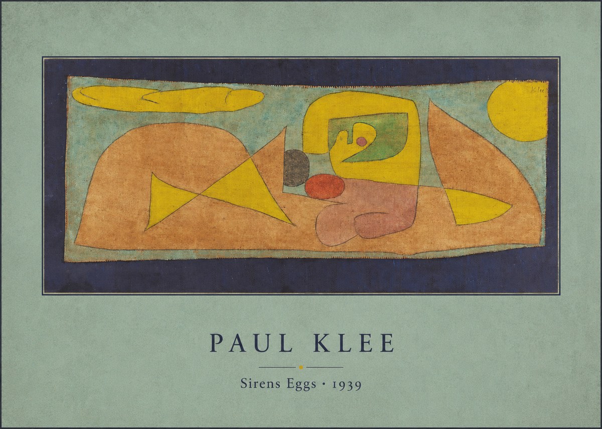 Paul Klee Sirens Eggs No3 - Plakat