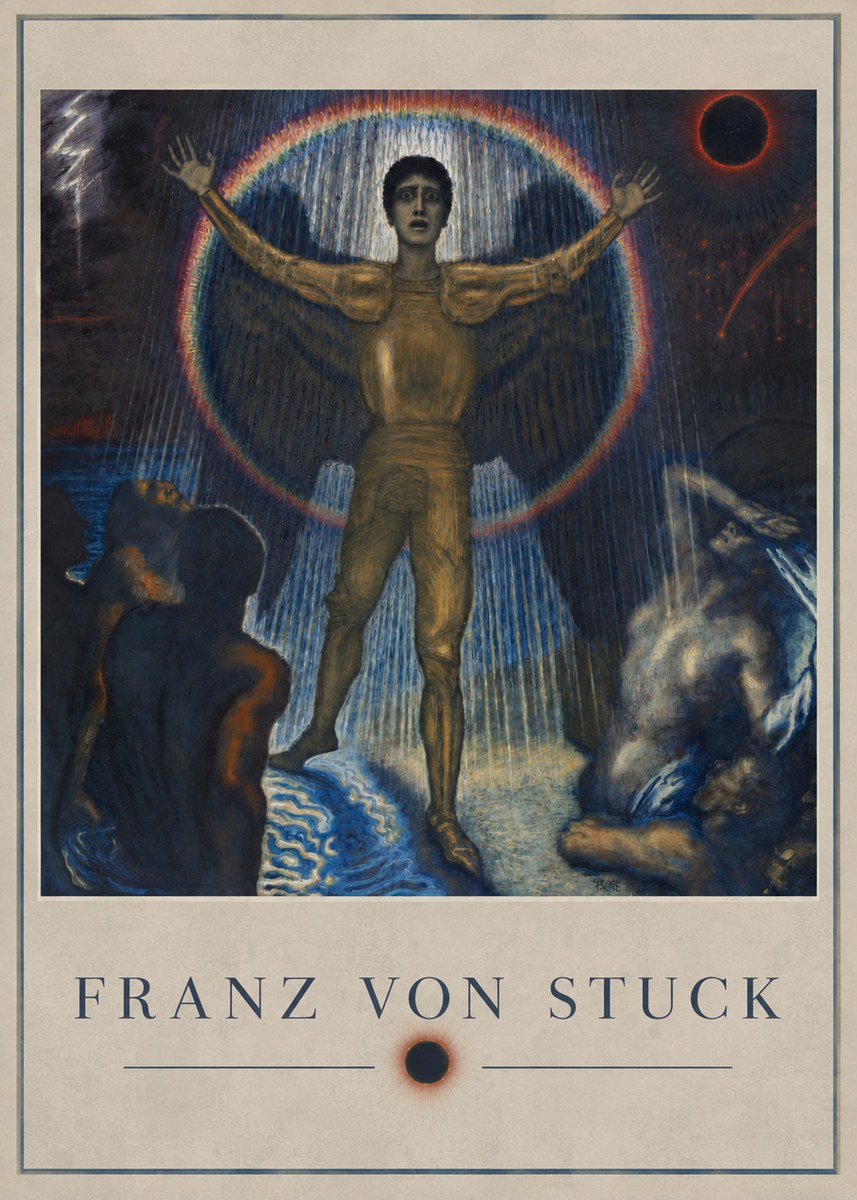Franz von Stuck Lucifer No2 - Plakat