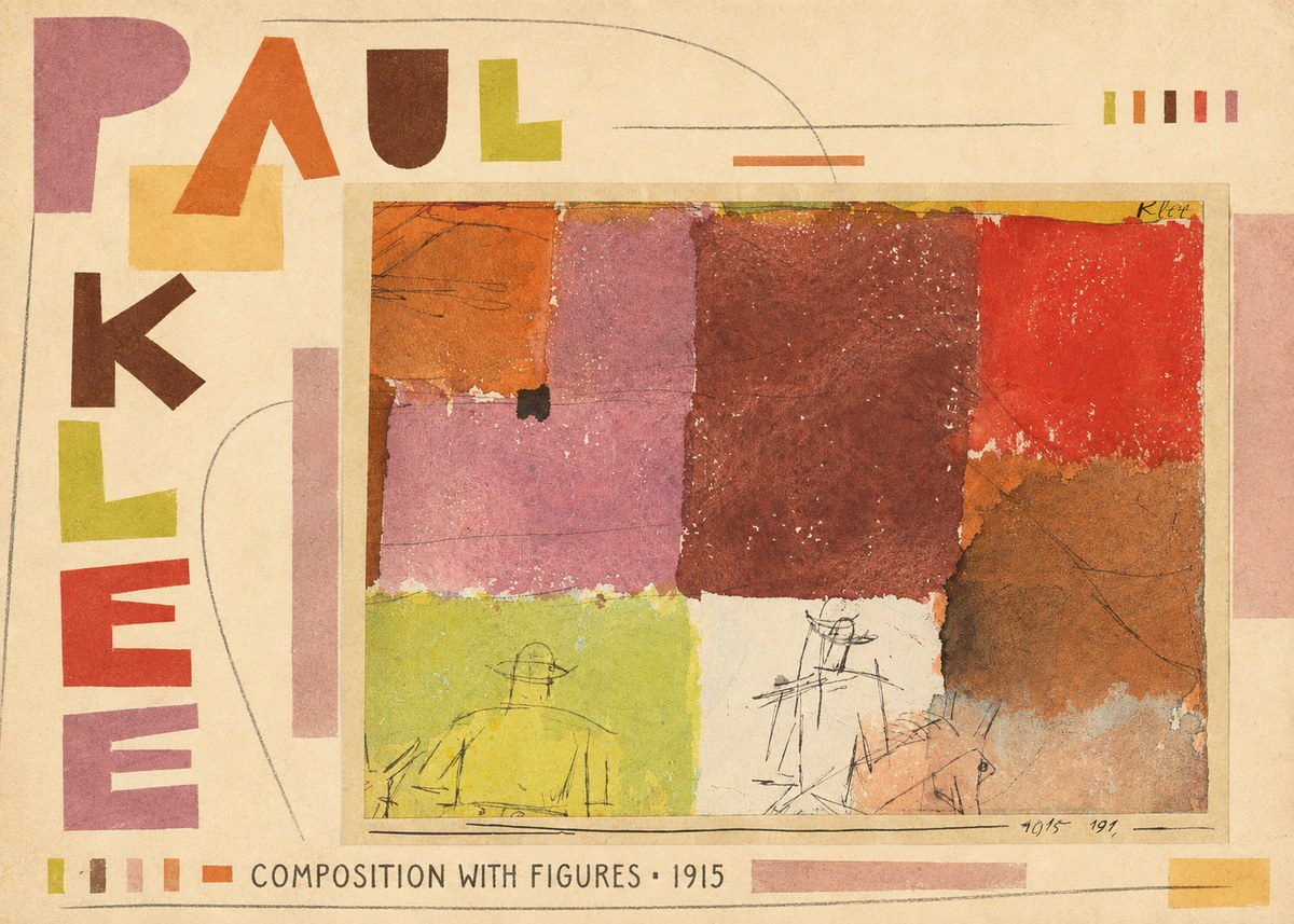 Paul Klee Composition with Figures II No5 - Plakat