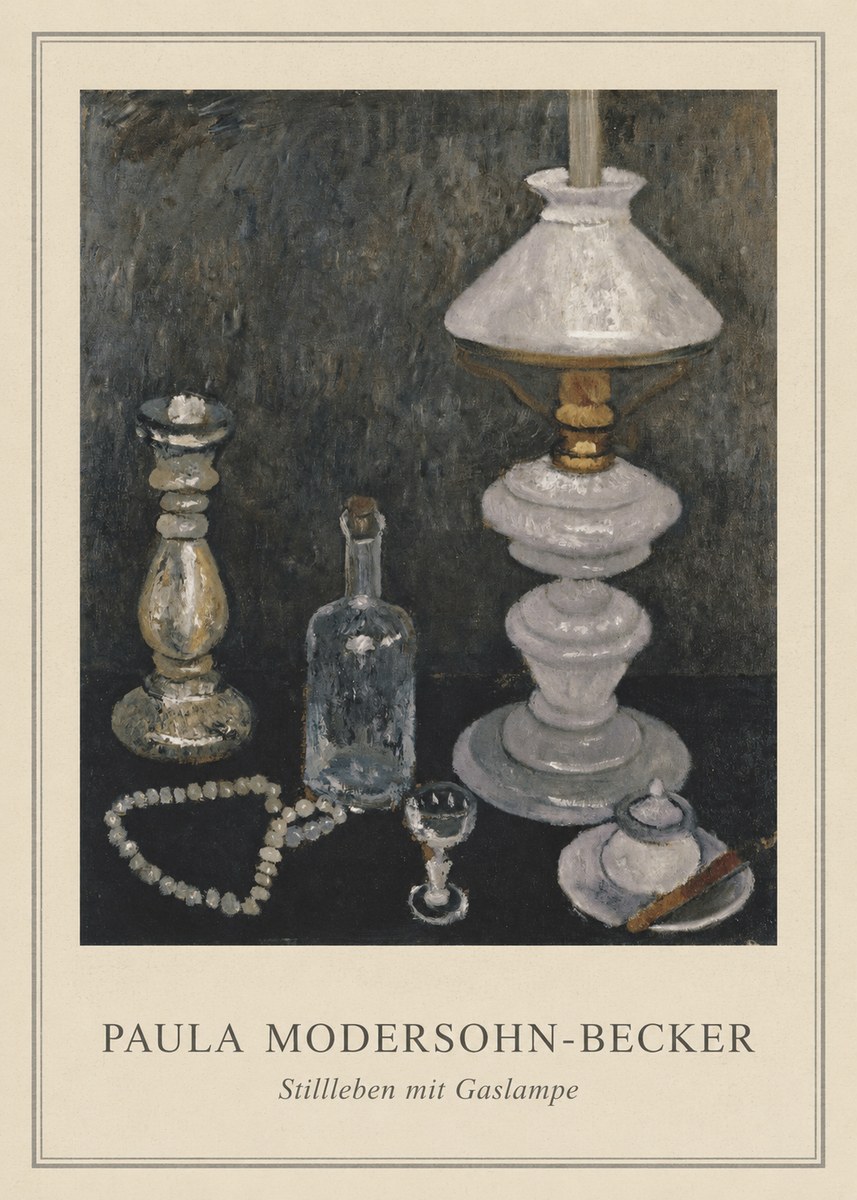 Paula Modersohn-Becker Stillleben Mit Gaslampe No4 - Plakat