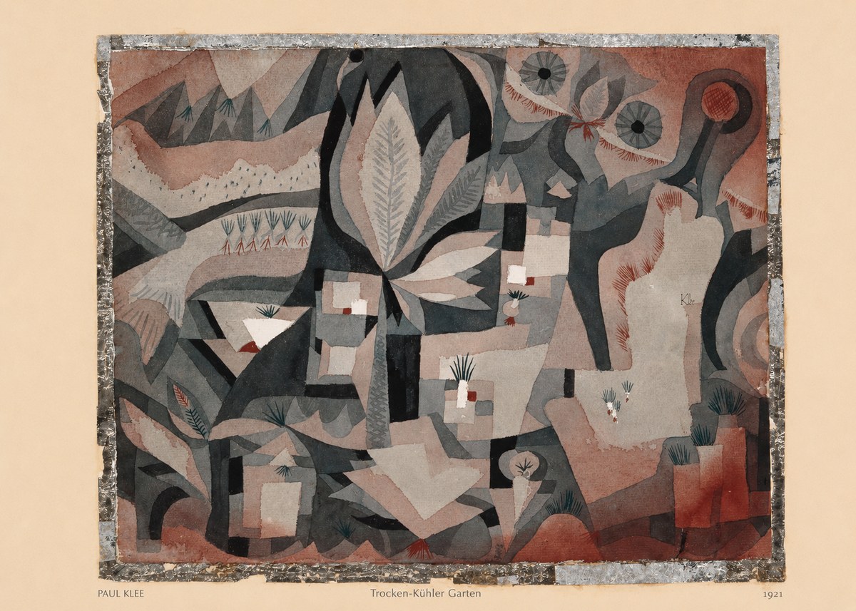 Paul Klee Trocken-kühler Garten No6 - Plakat
